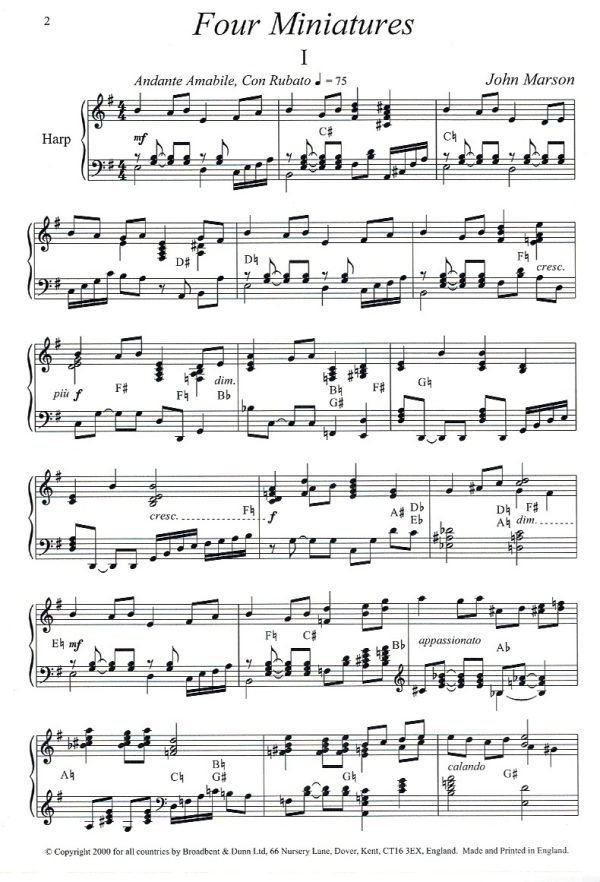 Four Miniatures Marson J.