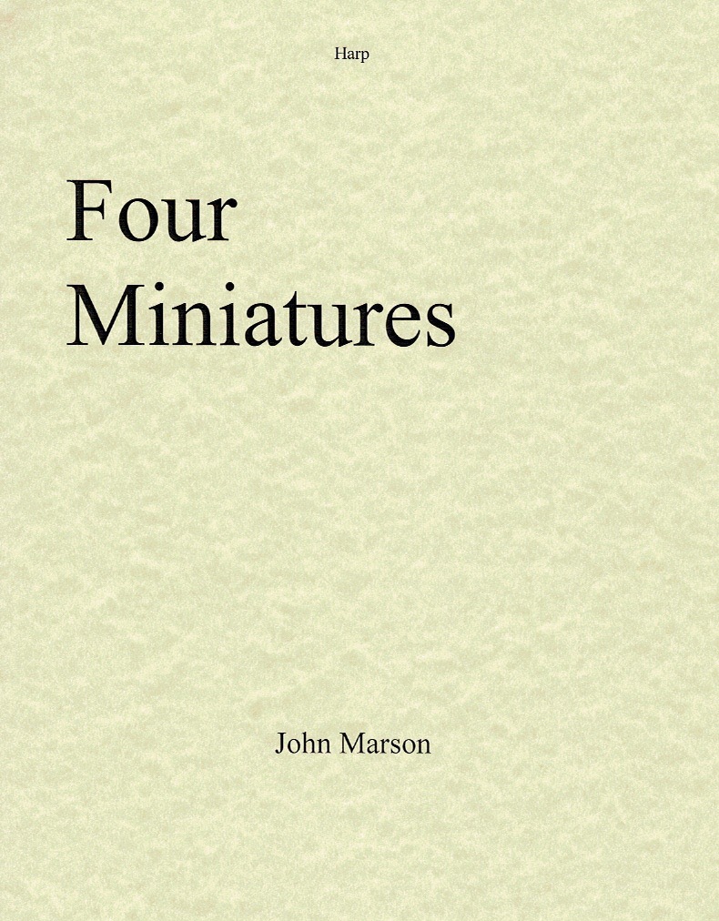 MARSON-Four-Miniatures Four Miniatures Marson J.