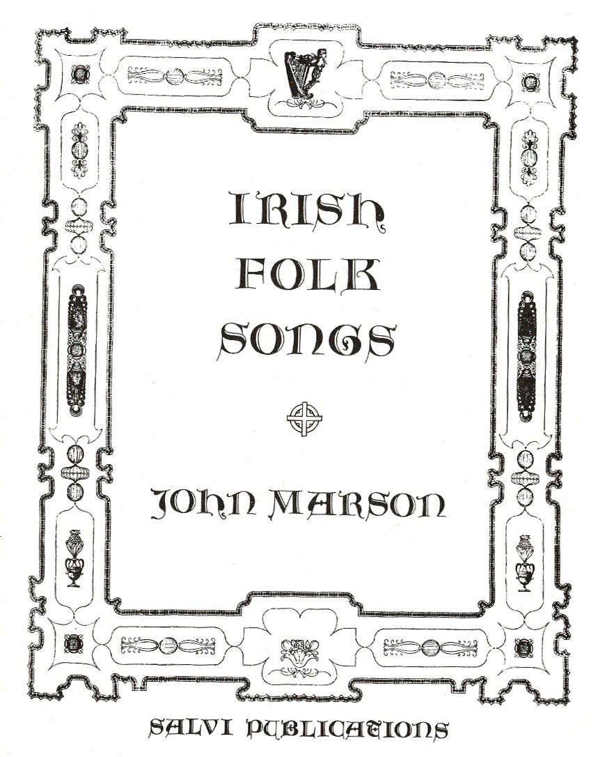 MARSON-Irish-Folk-Song Irish Folk Songs (Voice & Harp) Marson J.