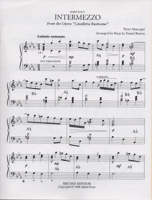 Intermezzo From Cavalleria Rusticana Mascagni P./Burton D.