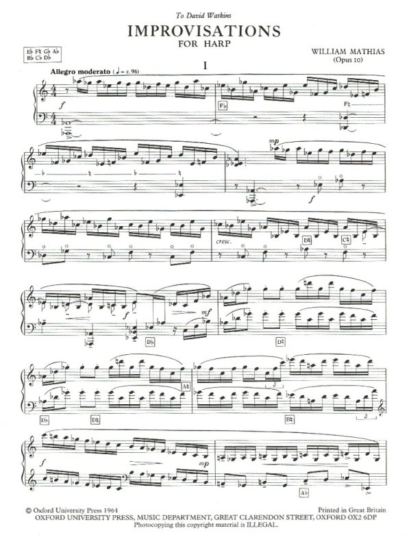 Improvisations For Harp Mathias W.