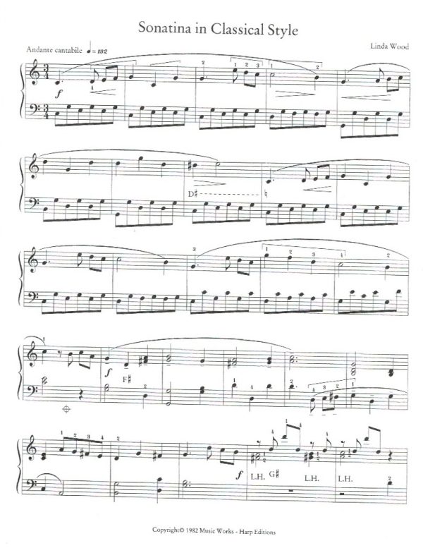 Harp Solos Graded Recital Pieces Volume Four McDonald S./Wood L.