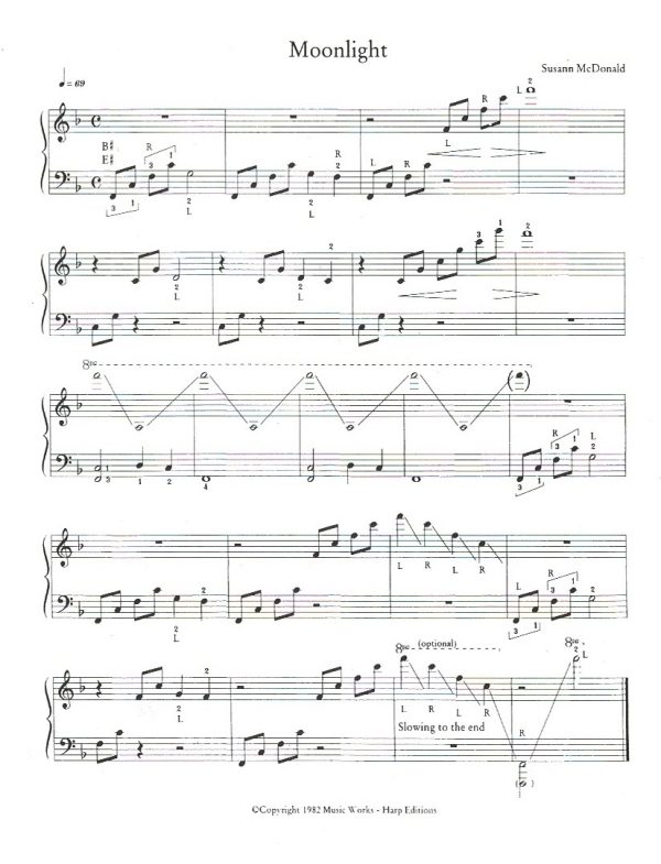 Harp Solos Graded Recital Pieces Volume One McDonald S./Wood L.