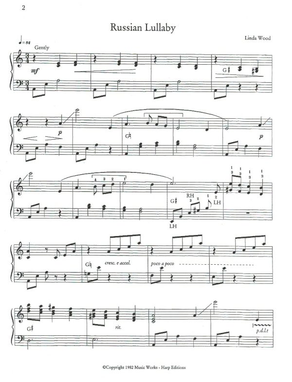 Harp Solos Graded Recital Pieces Volume Three McDonald S./Wood L.