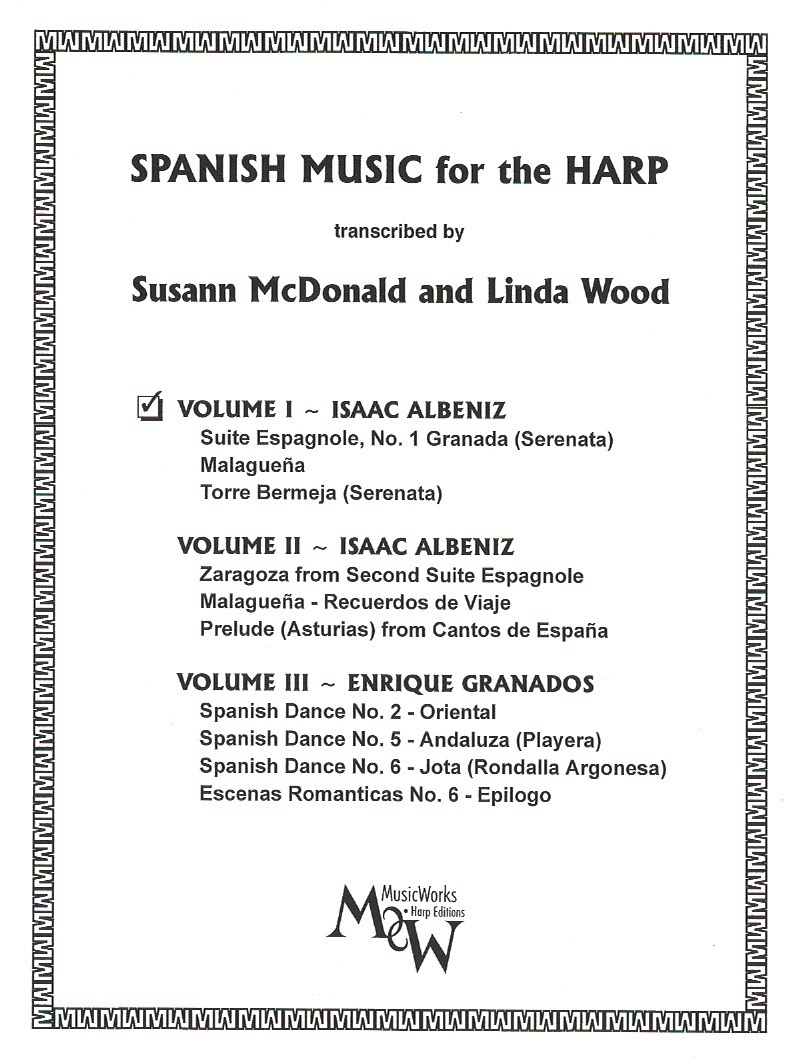 MCDONALD-WOOD-Spanish-Music-For-The-Harp-Vol-One Spanish Music For The Harp Volume One McDonald S./Wood L.