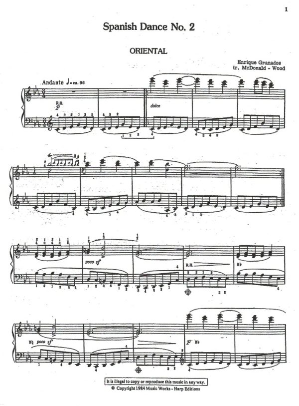 Spanish Music For The Harp Volume Three McDonald S./Wood L.