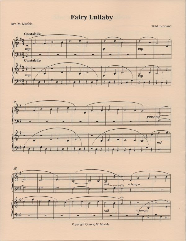 Three Folksong Duets (Harp Duet) Muckle M.