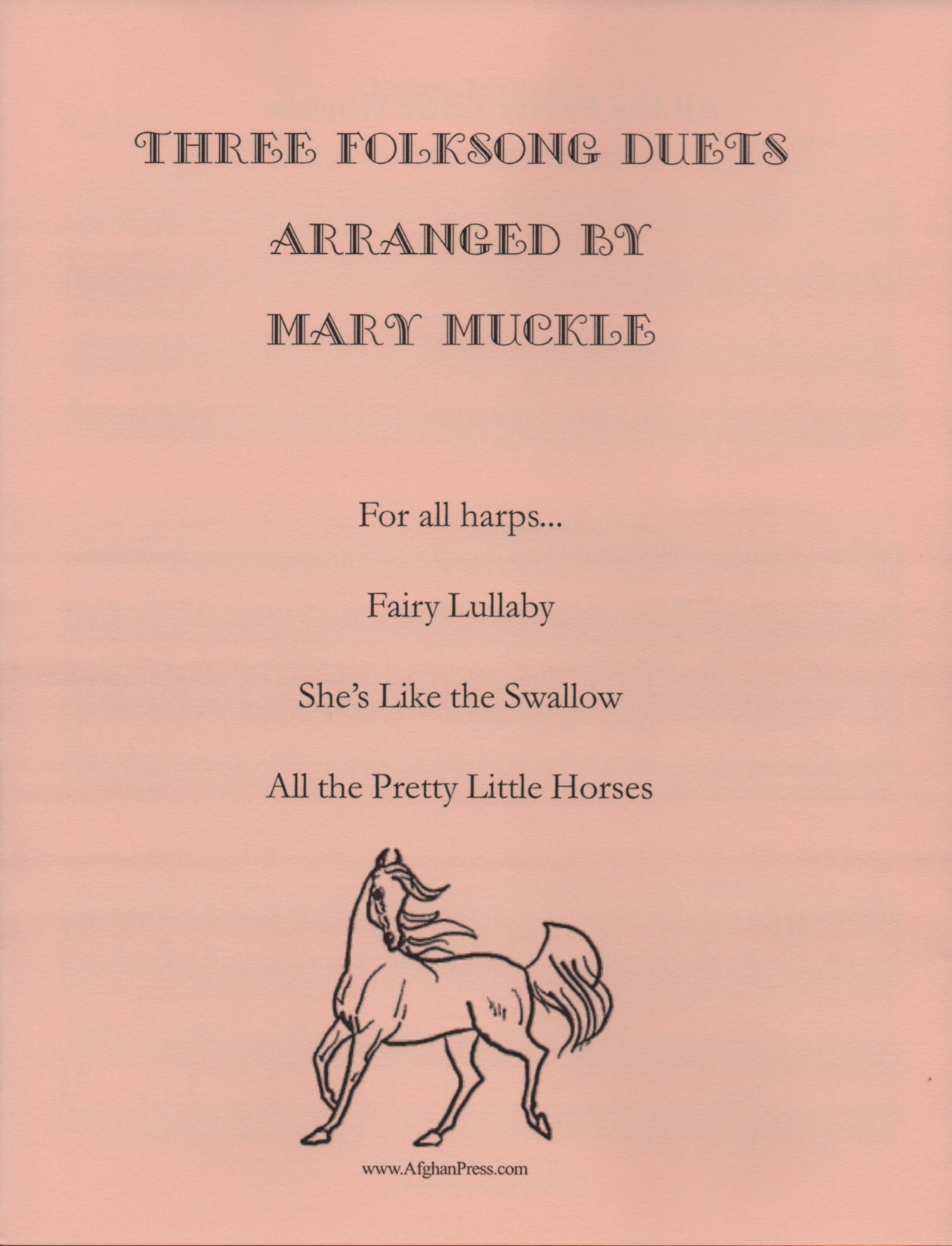 MUCkLE-Three-Folksong-Duets Three Folksong Duets (Harp Duet) Muckle M.