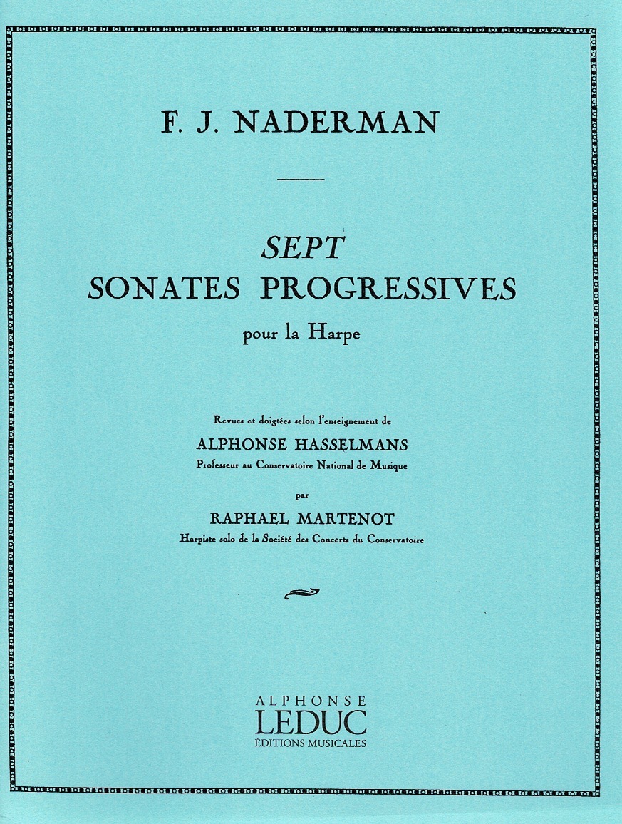 NADERMAN-Sept-Progressives Sept Sonates Progressives Pour La Harpe Naderman F.J.