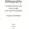 Harp Music Bibliography Palkovic M.
