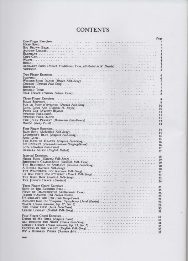 First Harp Book Paret B.