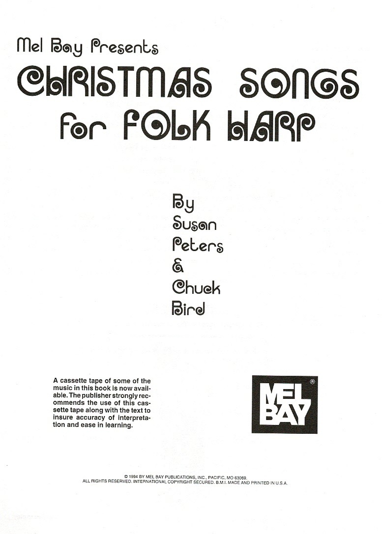 PETERSBIRD-Christmas-Songs-For-Folk-Harp Christmas Songs For Folk Harp Peters S./Bird C.