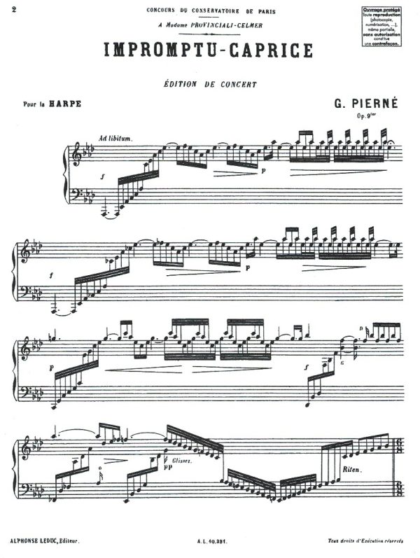 Impromptu Caprice Pierne G.