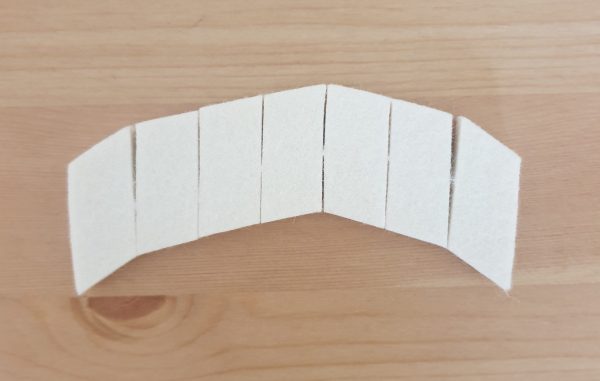 Pedal-Slot-Felts-WHITE-scaled LYON & HEALY / SALVI Pedal Slot Felts White (Set of 7)