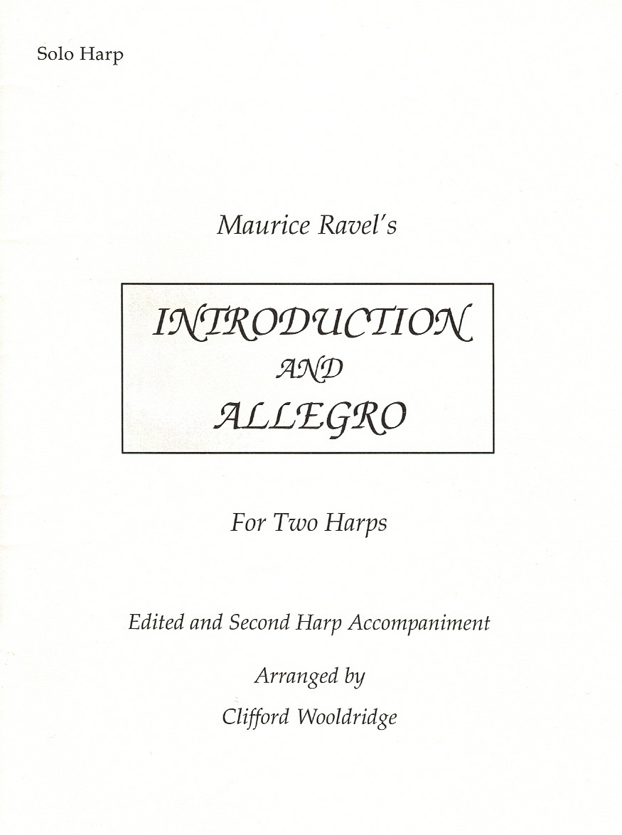 RAVEL-Introduction-Et-Allegro-TWO-HARPS Introduction And Allegro For Harp (Harp Duet) Ravel M.