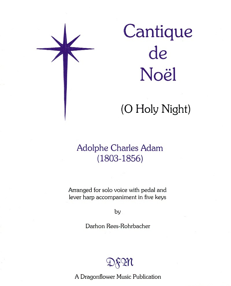 REES-ROHRBACHER-Cantique-De-Noel Cantique De Noel O Holy Night (Voice & Harp) Adam A./ Rees-Rohrbacher D.
