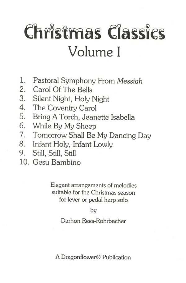 Christmas Classics Volume I Rees-Rohrbacher D.