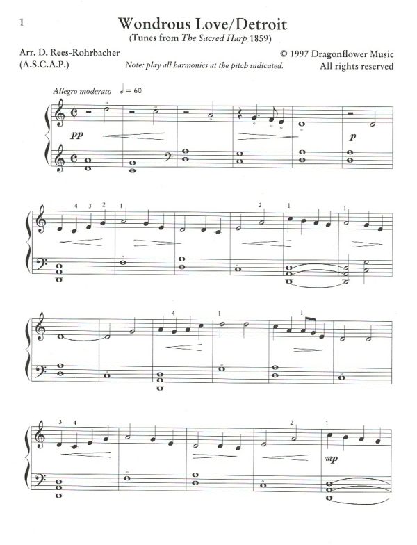 Harp Preludes For The Church Volume II: Lenten Hymns Rees-Rohrbacher D.