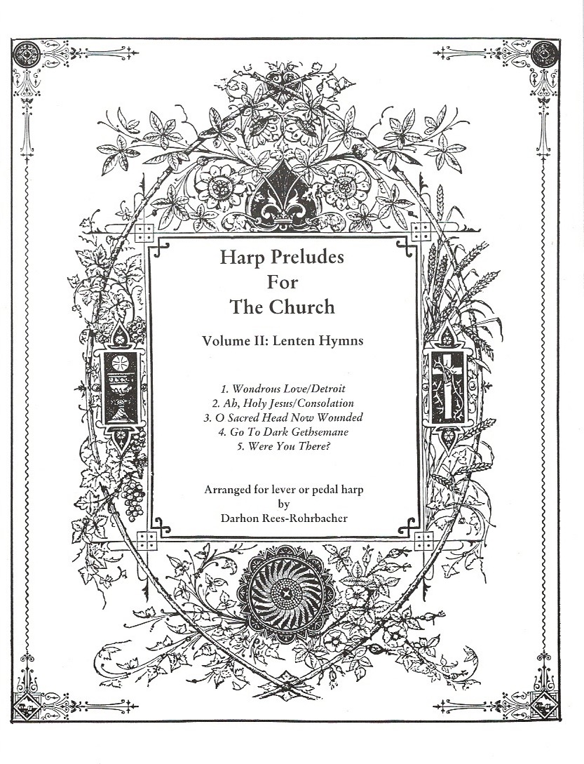 REES-ROHRBACHER-Harp-Preludes-For-The-Church-Lenten-Hymns Harp Preludes For The Church Volume II: Lenten Hymns Rees-Rohrbacher D.