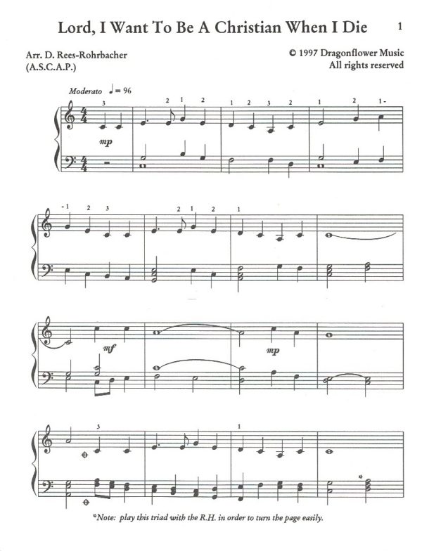 Harp Preludes For The Church Volume III: Spirituals Rees-Rohrbacher D.