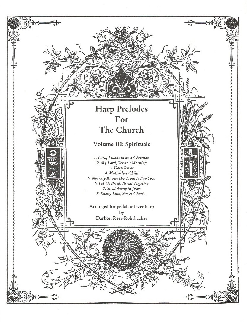 REES-ROHRBACHER-Harp-Preludes-For-The-Church-Spirituals Harp Preludes For The Church Volume III: Spirituals Rees-Rohrbacher D.