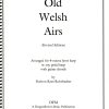 Old Welsh Airs Rees-Rohrbacher D.