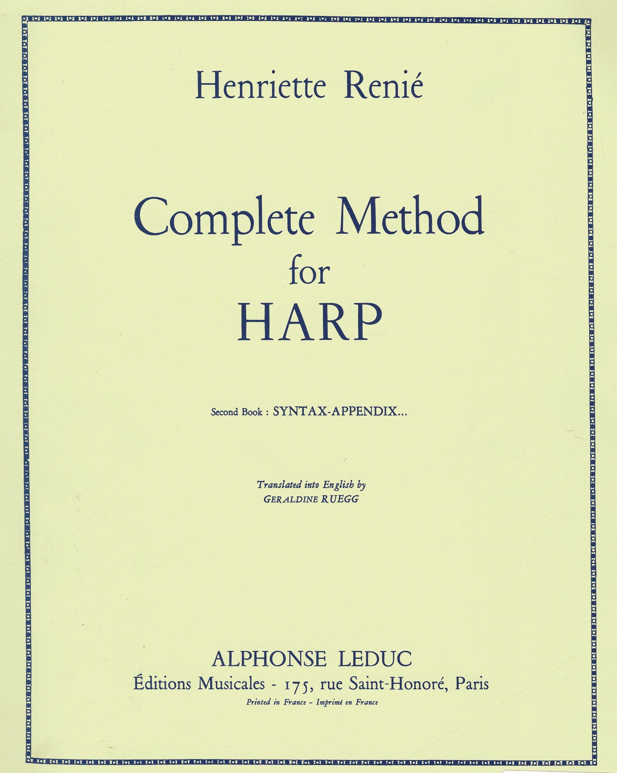 RENIE-Complete-Method-For-Harp Complete Method For Harp Second Book Renie H.