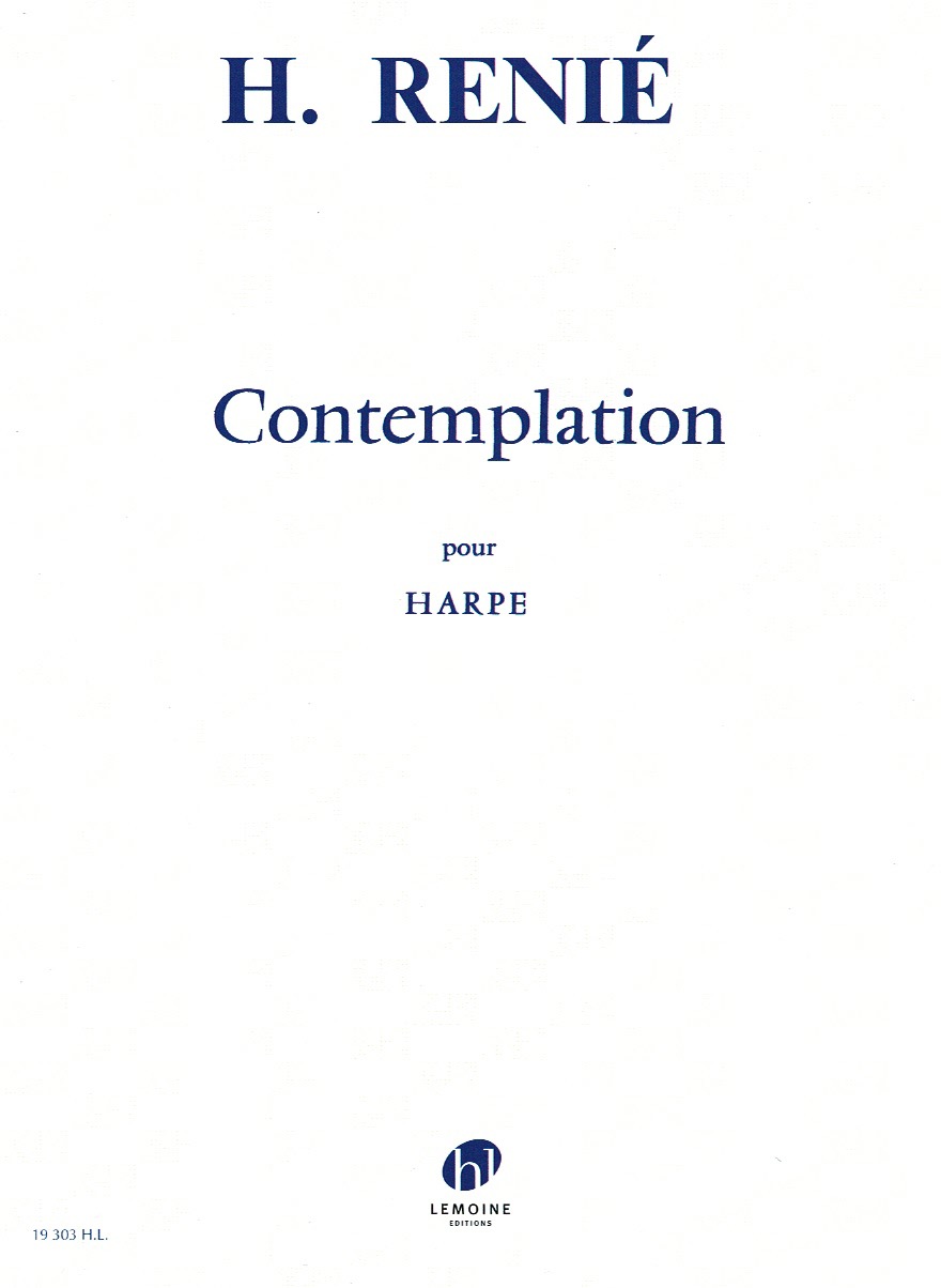 RENIE-Contemplation Contemplation Pour Harpe Renie H.