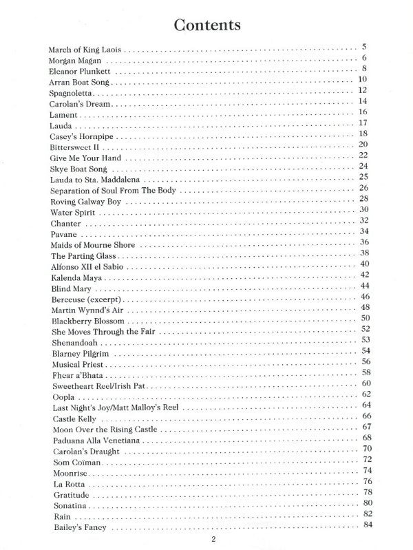 Celtic Harp Solos Robertson K.