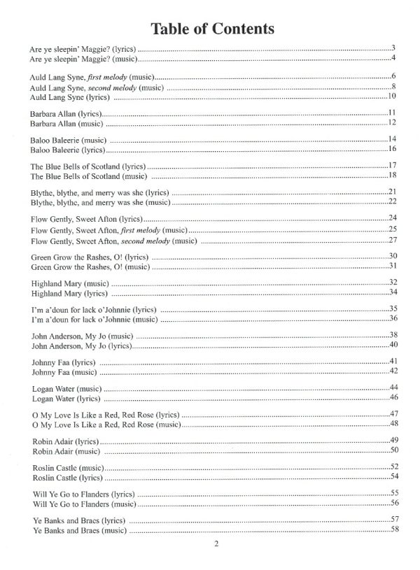 Scottish Ballads And Aires Robertson K.