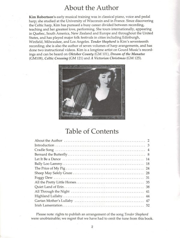 Tender Shepherd Robertson K.