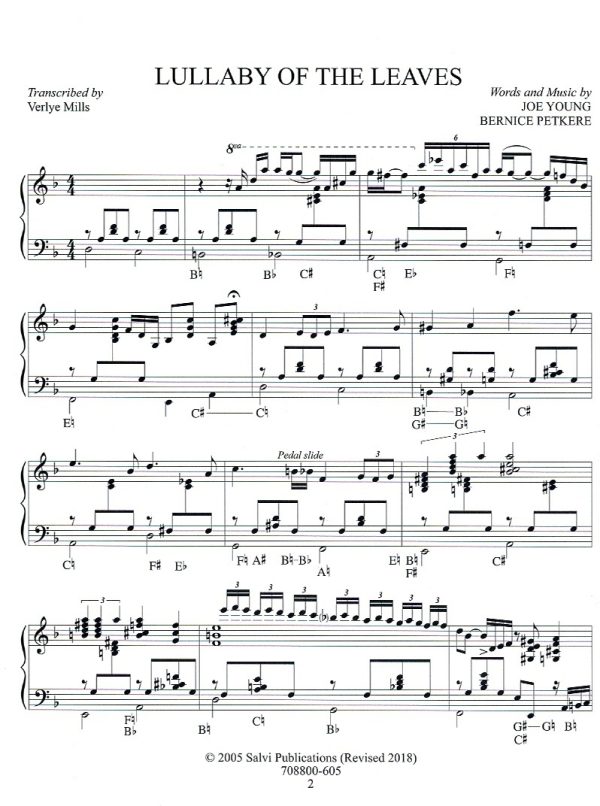 Salvi Pop Harp Series Volume Two 1932-1964