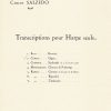 Transcriptions Pour Harpe Seule Gigue Salzedo C./ Corelli A.