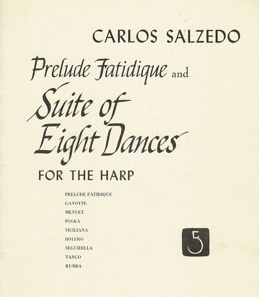 SALZEDO-Prelude-Fatidique-and-Suite-Of-Eight-Dances Prelude Fatidique And Suite Of Eight Dances Salzedo C.