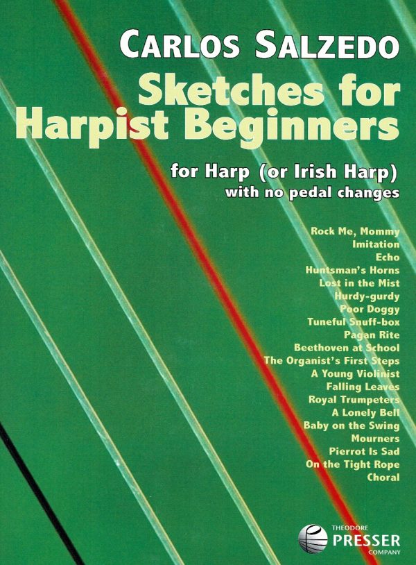 Sketches For Harpist Beginners (Volume 1 & 2 Combined) Salzedo C.