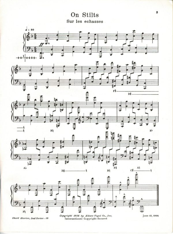 Short Stories In Music For Young Harpists Second Series Salzedo C.