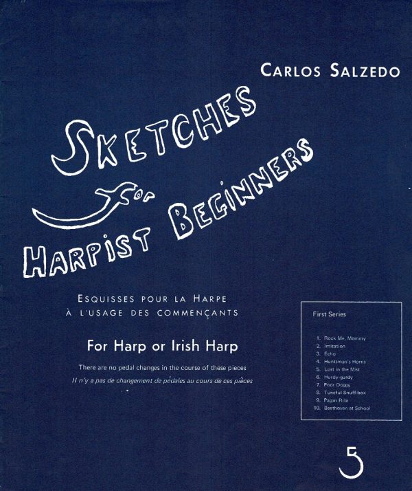 Sketches For Harpist Beginners First Series Salzedo C.