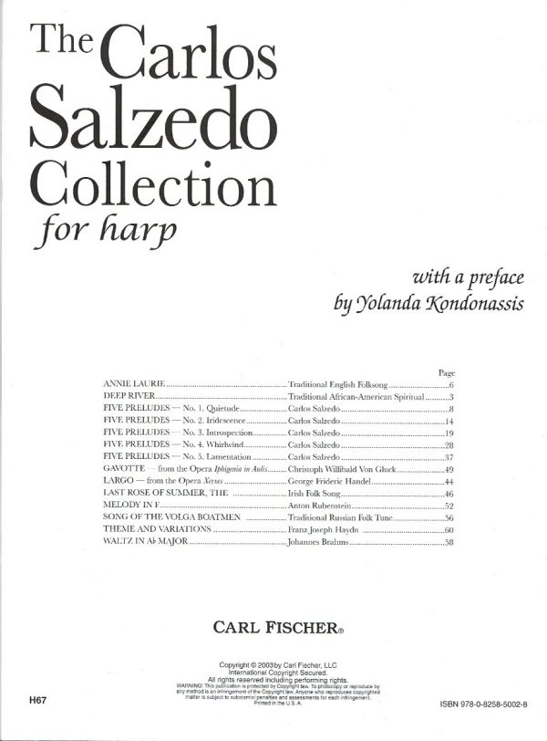 The Carlos Salzedo Collection Salzedo C.