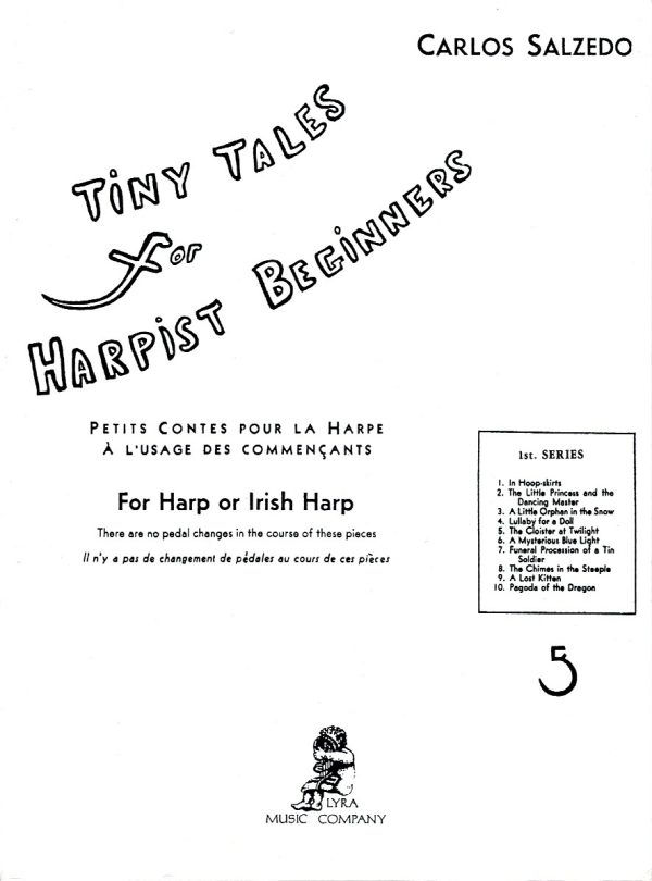 Tiny Tales For Harpist Beginners First Series Salzedo C.