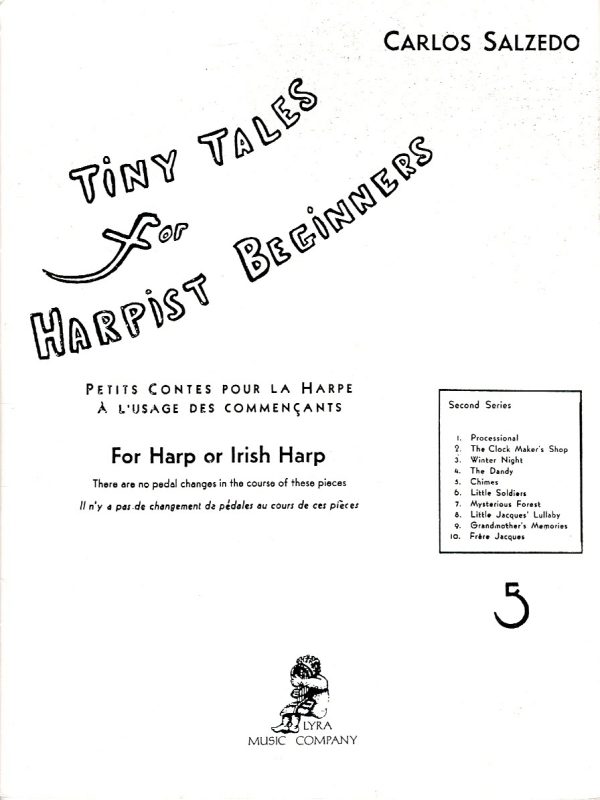 Tiny Tales For Harpist Beginners Second Series Salzedo C.