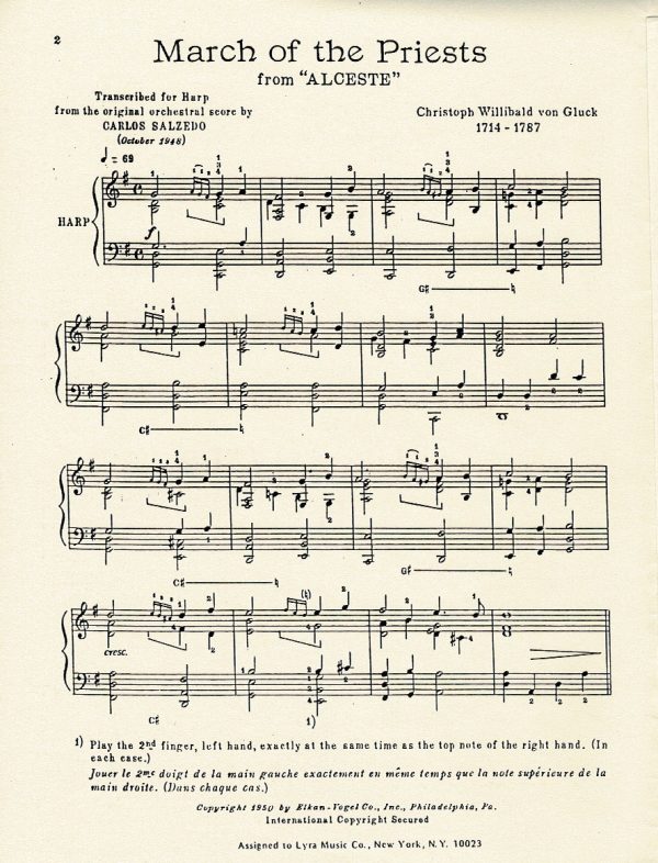 Two New Wedding Marches Salzedo C.