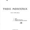 Trois Morceaux Pour Harpe Seule No 3 Variations Sur Un Theme Dans Le Style Ancien Salzedo C.