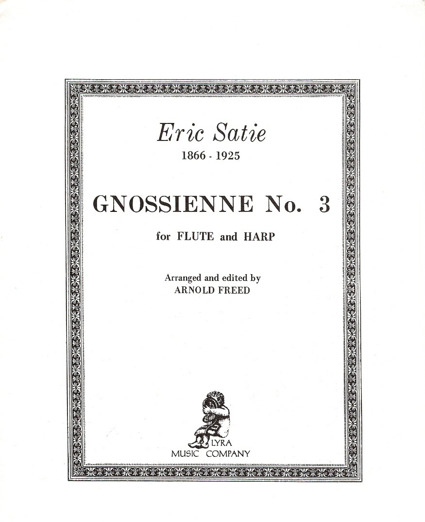 Gnossienne No 3 (Flute & Harp) Satie E.