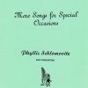 More Songs For Special Occasions Schlomovitz P.