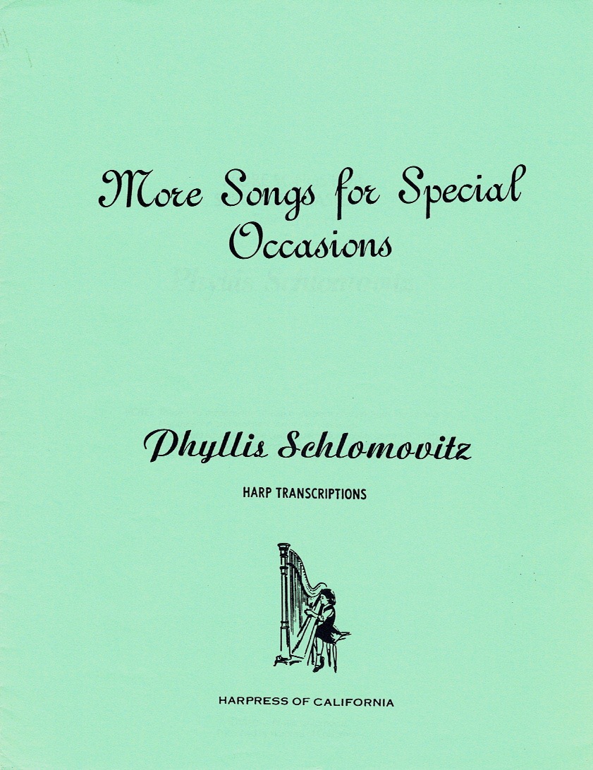 SCHLOMOVITZ-More-Songs-For-Special-Occasions More Songs For Special Occasions Schlomovitz P.