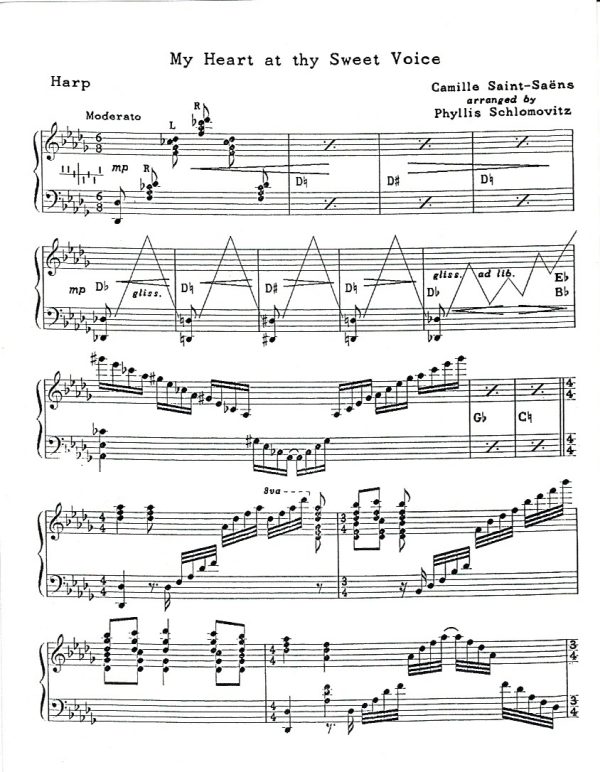 My Heart At Thy Sweet Voice Schlomovitz P./Saint Saens C.