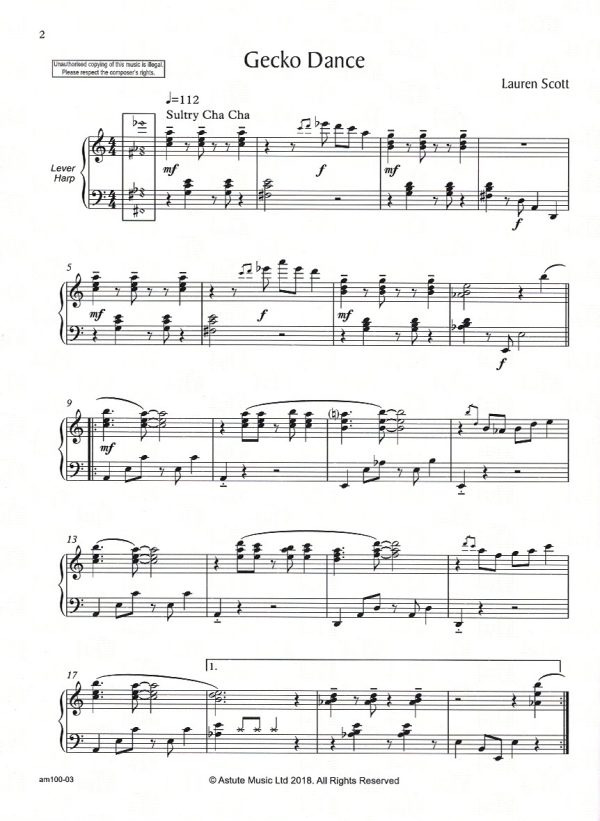 Adventures For Lever Harp Book 1 Scott L.