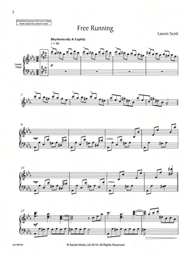 Adventures For Lever Harp Book 2 Scott L.