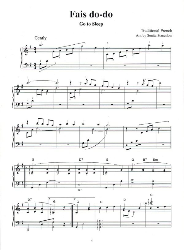 Great French Composers For Folk Harp Staneslow S.