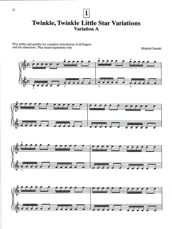 Harp School Volume 1 Suzuki S.